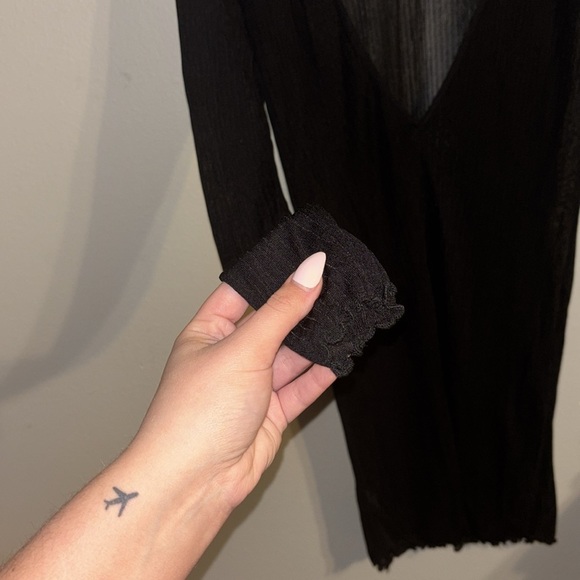 Free People black mini dress - Picture 3 of 7